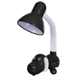 Lampa biurkowa LED Czarna Pies Bezpieczna dla dzieci 12V