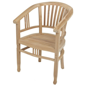 Fotel ogrodowy z drewna tekowego ADDU Rinca