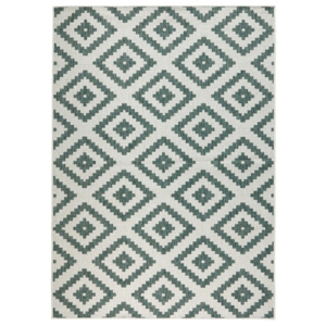 Zielono-kremowy dywan dwustronny Bougari Malta, 160x230 cm