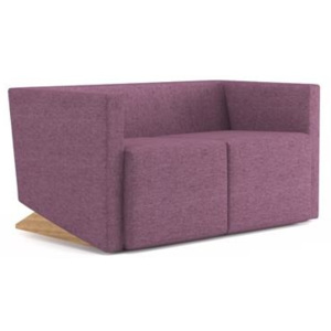 Sofa Plain 138cm - fioletowy jasny