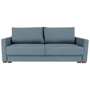 Niebiesko-szara 3-osobowa sofa rozkładana Melart Giovanni