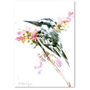 Autorski plakat Kingfisher Suren Nersisyan, 42x30 cm