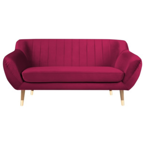 Różowa sofa 2-osobowa Mazzini Sofas Benito