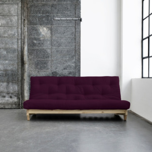 Sofa rozkładana Karup Fresh Raw/Purple Plum