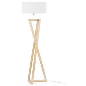 Lampa podłogowa z drewna w stylu skandynawskim LW23-01-17