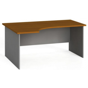 Stół biurowy ergonomiczny 160 x 120 cm, czereśnia, lexy