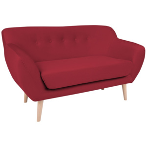 Czerwona sofa dwuosobowa BSL Concept Eleven