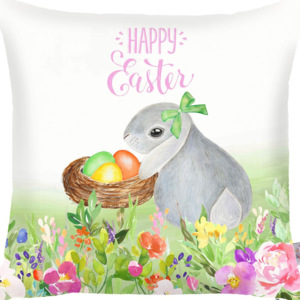 Poszewka na poduszkę Apolena Happy Easter Eggs, 43x43 cm