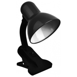 Lampka biurkowa E27 SOFI z klipsem czarna Nilsen -