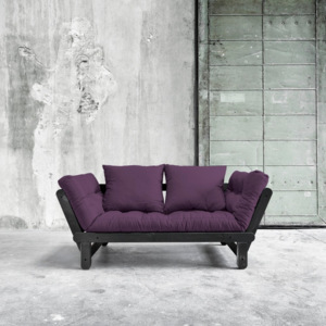 Sofa rozkładana Karup Beat Black/Purple