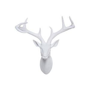 KARE Design :: Dekoracja ścienna Deer Head biała
