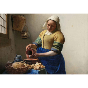 Szklany obraz The Milkmaid Vermeer