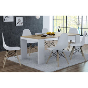 Rozkładany stół i biurko 2w1 Lille w stylu skandynawskim