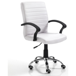 Białe krzesło biurowe Tomasucci Pany