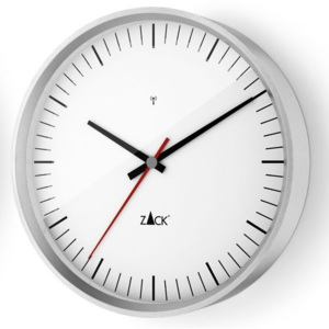 Zegar ścienny sterowany radiowo Vida 24 cm biały