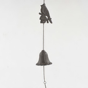 Wiszący żeliwny dzwonek dekoracyjny Dakls Bell