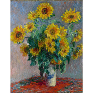 Reprodukcja obrazu Claude'a Moneta Bouquet of Sunflowers , 50x40 cm
