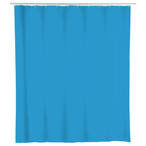 Zasłona prysznicowa, PEVA, kolor niebieski, 180x200 cm, WENKO