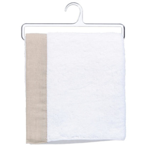 Bawełniany ręcznik kąpielowy, 90 x 50 cm, kolor biały