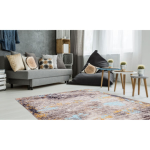 Dywan plamoodporny Floorita Painting Grey, 120x180 cm