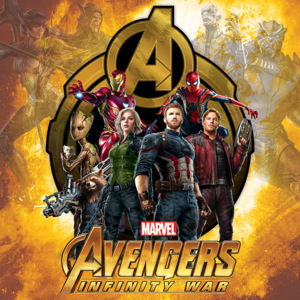Avengers Wojna bez granic - Explosive Obraz na płótnie, (40 x 40 cm)