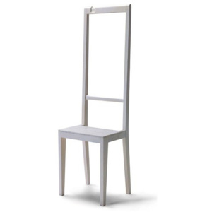 Krzesło i garderoba Alfred białe