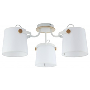 TK Lighting Lampa sufitowa Click Gray 3pł + gratis poduszka