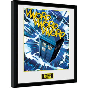 Oprawiony Obraz Doctor Who - Tardis Comic