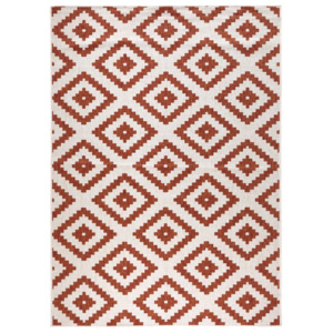 Czerwono-kremowy dywan dwustronny Bougari Malta, 120x170 cm