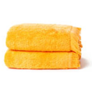 Zestaw 2 pomarańczowych ręczników bawełnianych Casa Di Bassi Bath