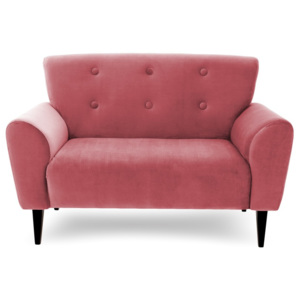 Różowa 2-osobowa sofa Vivonita Kiara