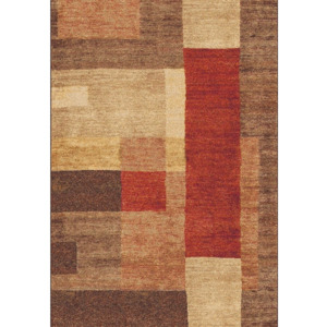 Brązowy dywan Universal Delta, 57x110 cm