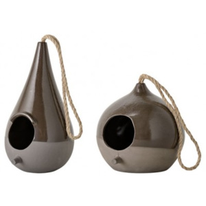Ceramiczny karmnik, dekoracja do ogrodu 2 szt