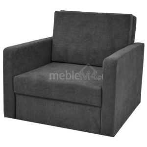 Sofa / Fotel jednoosobowy rozkładany Fun grafitowy