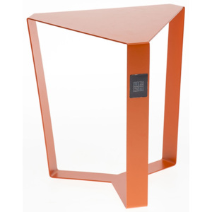 Pomarańczowy stolik MEME Design Finity, wys. 40 cm