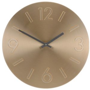 Zegar ścienny Atlanta złoty, 35 cm