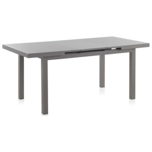 Szary stół rozkładany Geese Pate, dł.140x180 cm