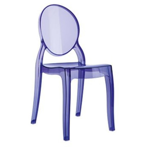 Krzesło dziecięce MIA Fioletowy transparentny