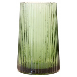 Wazon szklany zielony, rozmiar M