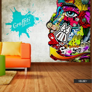 Fototapeta - Graffiti beauty 400x280 cm