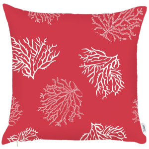 Czerwona poszewka na poduszkę Apolena Hot Coral, 43x43 cm