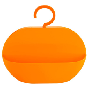 Pomarańczowy koszyk wiszący pod prysznic Wenko Cocktail Orange