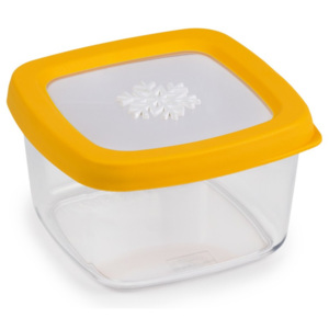 Żółty pojemnik na żywność Snips Snowflake, 0,5 l