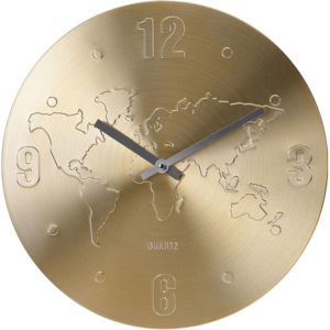 Zegar ścienny WORLD ALUMINIUM, ∅ 35 cm