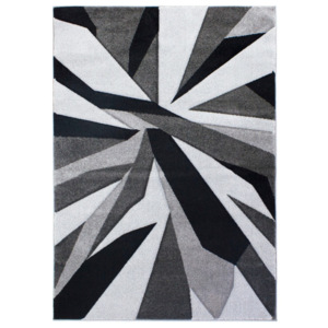 Czarno-szary dywan Flair Rugs Shatter Black Grey, 80x150 cm