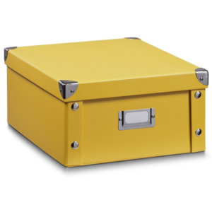 Pudełko do przechowywania, 31x26x14 cm, kolor mango, ZELLER