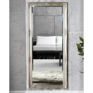 Stylowe lustro w srebrnej ramie RENAISSANCE 185 cm
