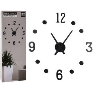 Zegar ścienny, wskazówkowy, Ø 40 cm. Przyklejany na ścianę. ZRÓB TO SA