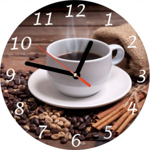 Zegar ścienny Kawa