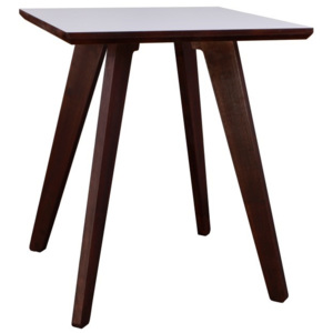Kwadratowy stolik kawowy MD.FOLCHA z ciemnymi nogami w skandynawskim stylu